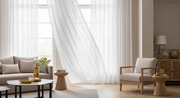Voilages pour salon : comment choisir ceux qui sublimeront votre intérieur élégant